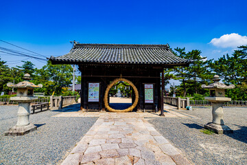 Fototapeta premium 岡山県 吉備津彦神社の風景 