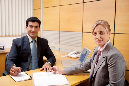 Portrait of business executives