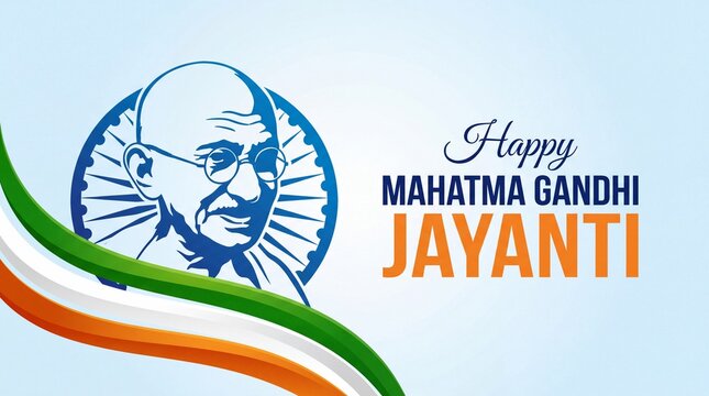 2nd October Happy Gandhi Jayanti. indian Freedom Fighter Mahatma Gandhi he is known as Bapu, Gandhi Jayanti creative unique design idea concept vector ... See More