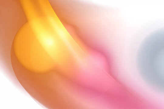Warm Orange Pink Abstract Flowing Light Background