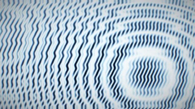 Silky interference waves slide through liquid ink strata, blending blue pastels in a dark cinematic seamless loop.