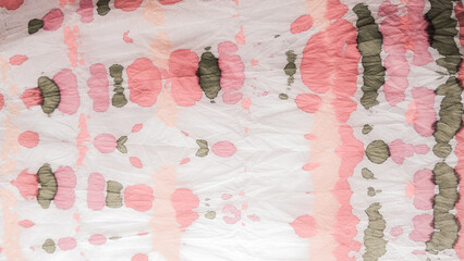 Batik Texture. Rose Fun Abstract Pattern. Ethnic © Olga