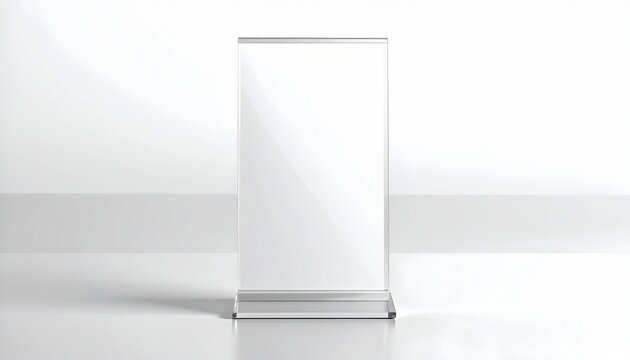 empty glass showcase