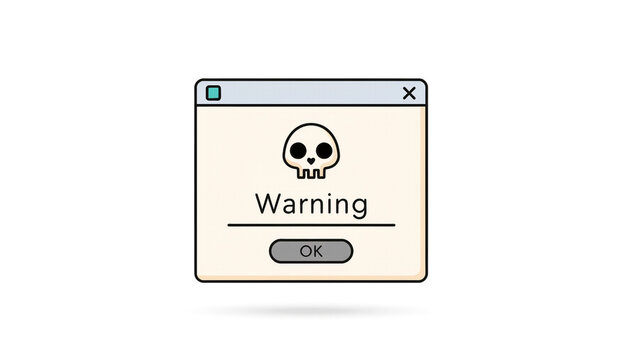 Y2K Cyber Spooky Halloween - Flat Vector Isolated - 04_5
