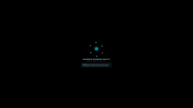 Futuristic Atom Logo Reveal - Sci-Fi Technology Abstract Animation