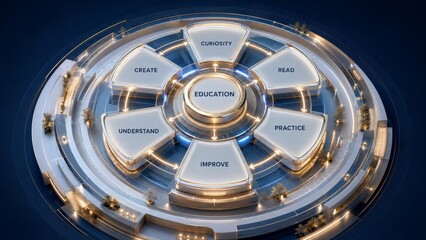 Naklejka premium education
