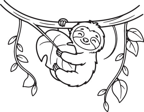 Cute cartoon pig wearing a crown, black and white animal royalty
