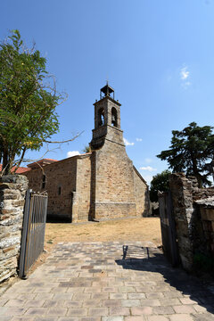La Asunciaon church of  Villardeciervos, Culebra mountain, Zamora province, Castile and Leon, Spain