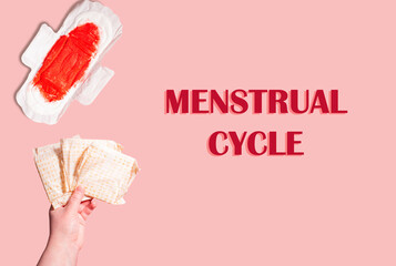 Hormones, estrogen, progesterone and irregular periods problems with woman health. Concept of woman every day life. Menstruation and woman cycle © Krievietka
