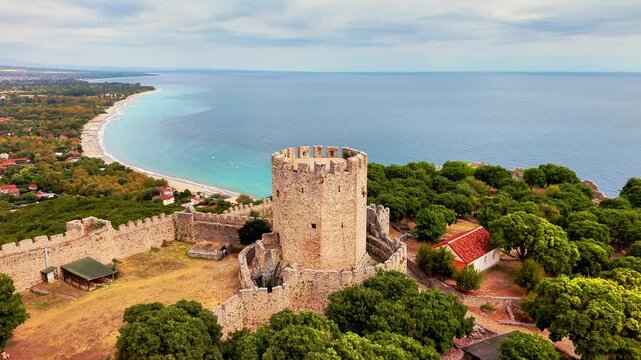 Platamonas castle in Olympus region, Greece