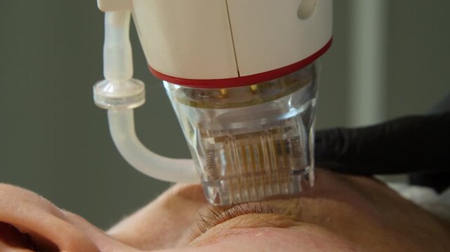 A multifunctional device for microneedle RF lifting. Aesthetic procedures for non-surgical lifting, smoothing fine lines, minimizing pores, regulating sebum production, and evening out skin texture.