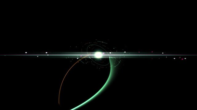 Dark purple digital grid background with a circular MOV video file icon and technical details