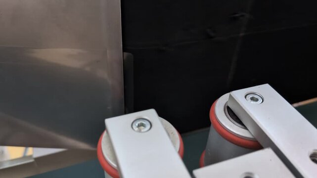 Macchina etichettatrice automatica per flaconi e boccette di profumo in linea di confezionamento