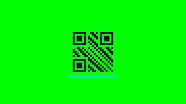 Macro Close-up QR Code Scanning and Verification