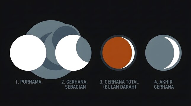 Circular Diagram with Dim Circles and Orange Core on Dark Background