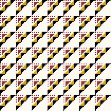 Abstract Geometric Art Deco Style Pattern Background