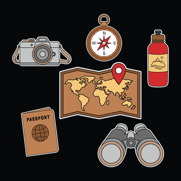 Travel Icon Packs Illustration