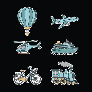Travel Icon Packs Illustration