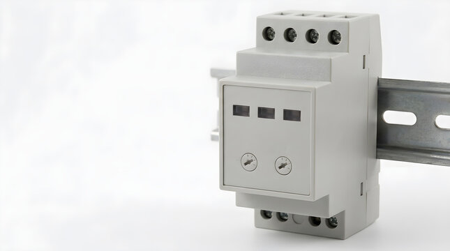 DIN Rail Phase Monitoring Relay for Industrial Motor Protection