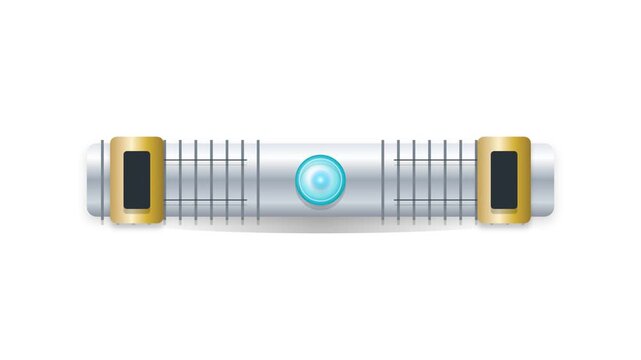 Submarine Fiber Optic Repeater Signal Data Animation