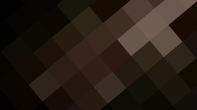 Pixelated Dark Sepia Pixel Grid Abstract Background