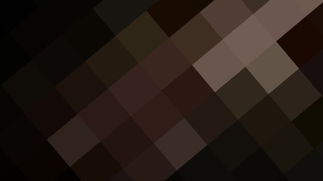 Pixelated Dark Sepia Pixel Grid Abstract Background