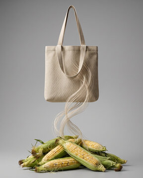 Corn Transformed into a Sustainable Biodegradable Bag.