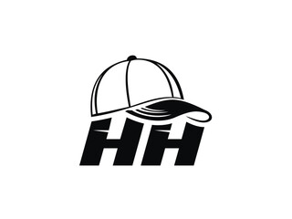 Fototapeta premium letter hh cap logo sport streetwear