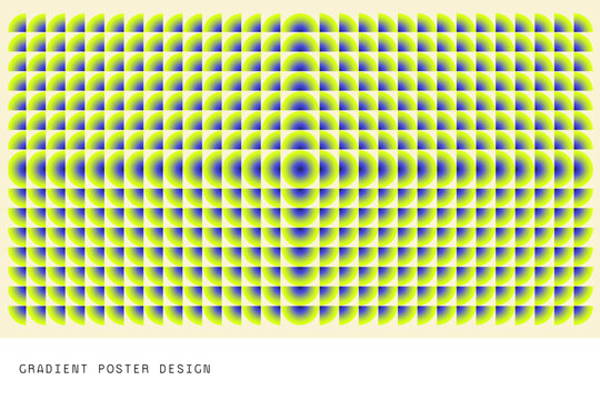 Abstract Yellow Green Geometric Grid Pattern with Optical Texture