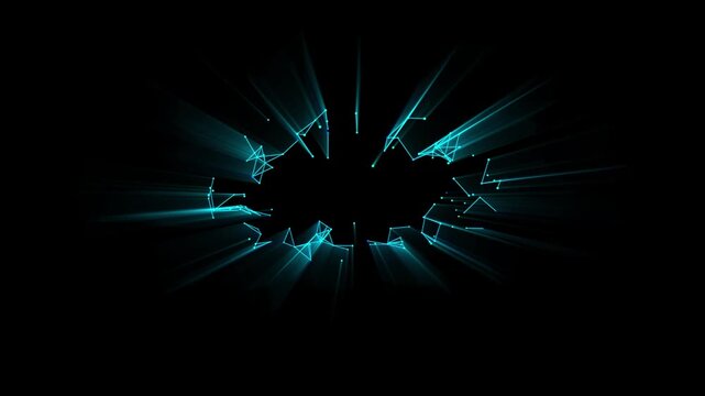 looped 3d animation. motion rainbow rays	