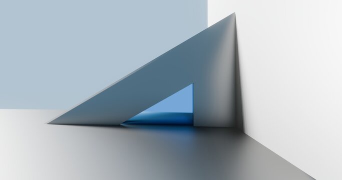 3d rendering architecture background building geometric shape