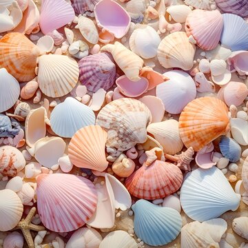sea shells background