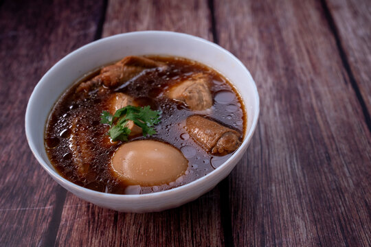 Boiled Eggs in Sweet Brown Sauce or Gravy (Kai Pa Lo)