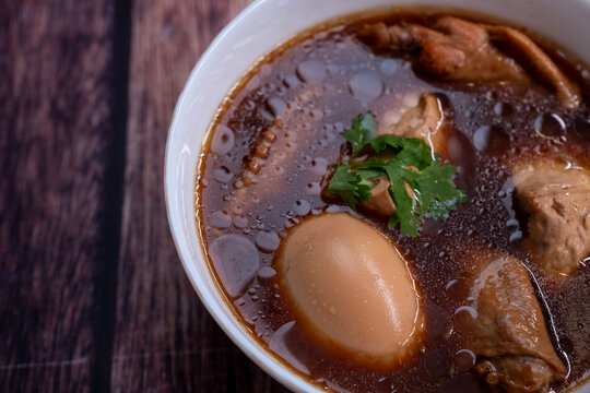 Boiled Eggs in Sweet Brown Sauce or Gravy (Kai Pa Lo)