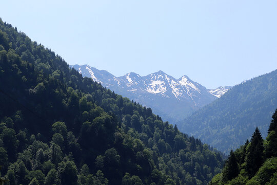 Snowy Ka&ccedil;kar Mountains, Rize, Turkey