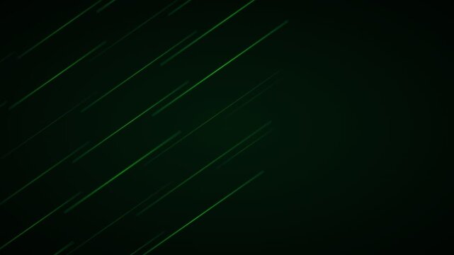 Abstract background featuring diagonal glowing green lines on black field