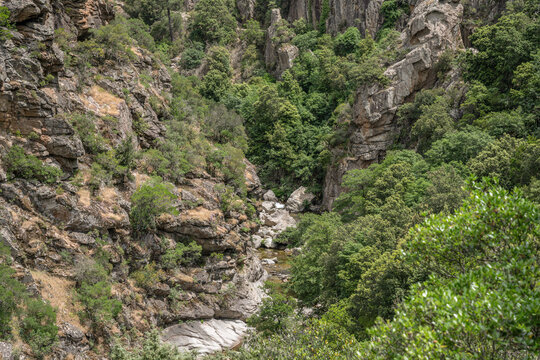 Corse France Gorges Spelunca Landscape Nature Wild westcoast