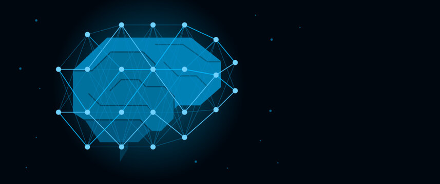 Artificial intelligence and deep learning concept