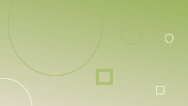 Fresh Sage Green Abstract Background with Mixed Geometric Shapes