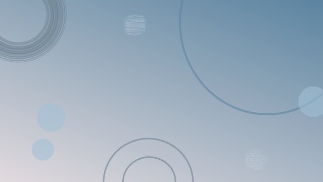 Serene Muted Blue Abstract Background with Circles and Textures