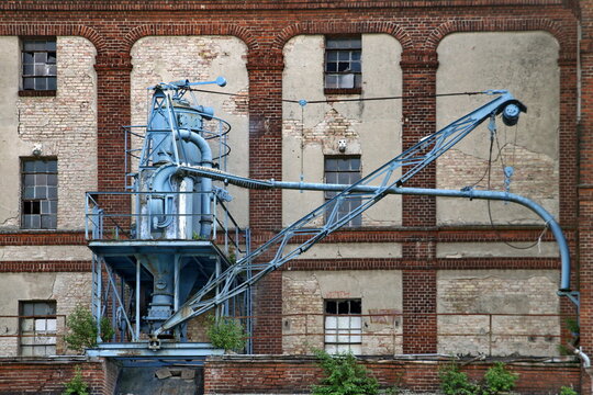 Abf&uuml;llanlage einer alten M&uuml;hle in Brandenburg a.d. Havel