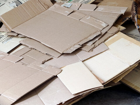 stack of cardboard boxes