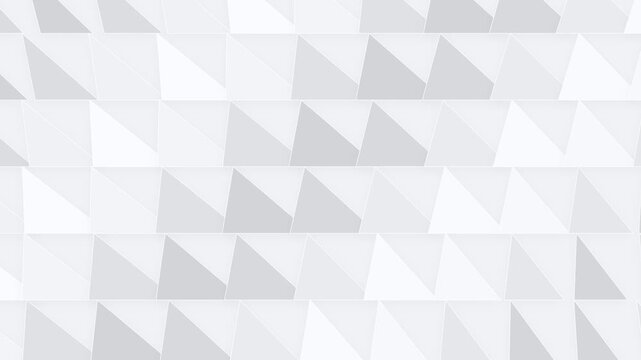 Abstract white geometric background with repeating triangle pattern design