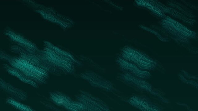 Teal background dark green texture animation shows wavy tracks. Background dark green abstract canvas provides digital overlays. Texture animation loops seamlessly.