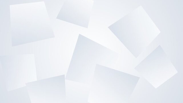 Abstract background featuring floating white square shapes on light gradient