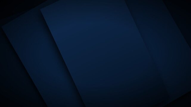 Abstract background featuring layered dark blue rectangles and soft shadows