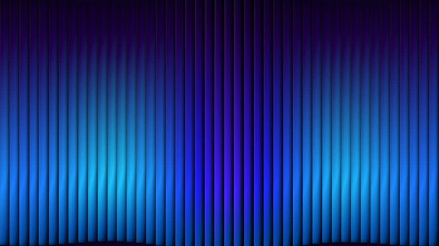 Abstract pixel art composition with vibrant blue and purple vertical bars