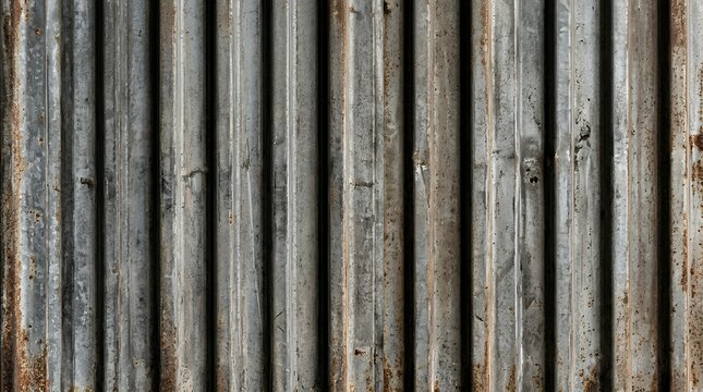 Industrial Corrugated Metal Surface Texture Backdrop corrugated metal texture background industrial steel iron metallic pattern surface sheet panel ridge silver grey architecture construction