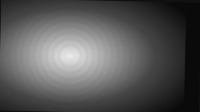 Abstract monochrome gradient with a central bright radial light pattern