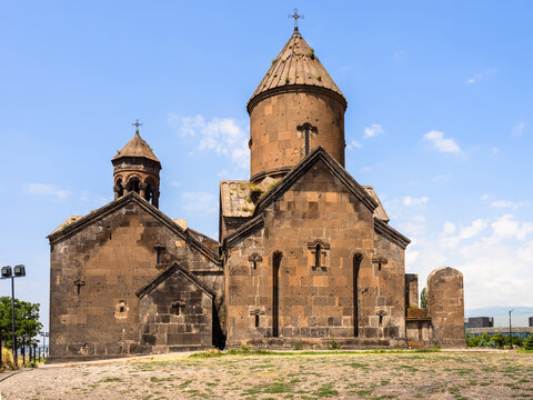 church of Saghmosavank Monastery in Armenia